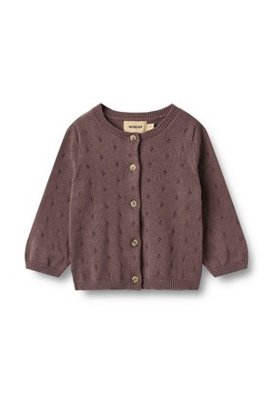 MAIA - Strickjacke - plum