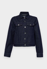 KARL LAGERFELD IKON RHINESTONE DENIM - Džínová bunda - blue denim