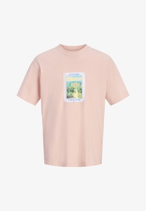 Jack & Jones, JORCASSIS GRAPHIC TEE CREW NECK - T-Shirt print - peach melba