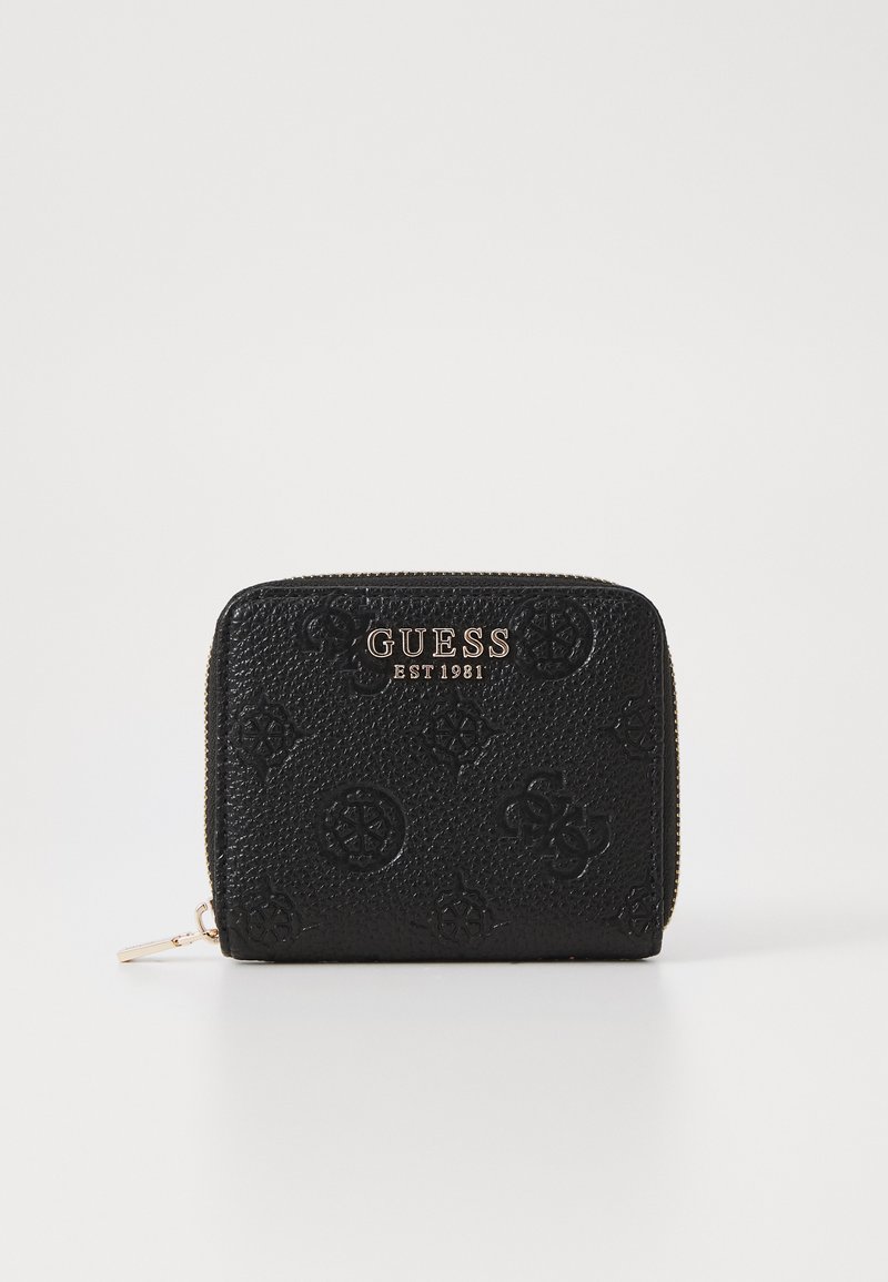 Guess - CRESIDIA SMALL ZIP AROUND - Portofel - black, Extindeți