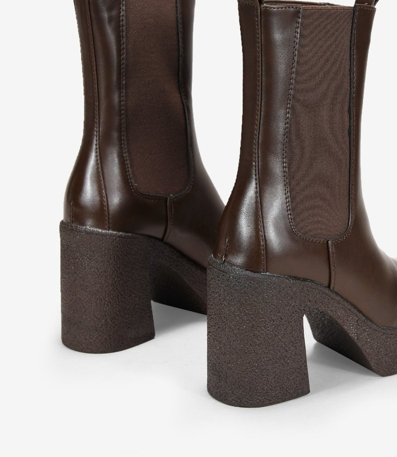 Bosanova Botines tacón - marron/marrón -