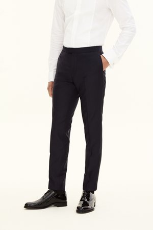 DENZ TUXEDO - Puvunhousut - navy