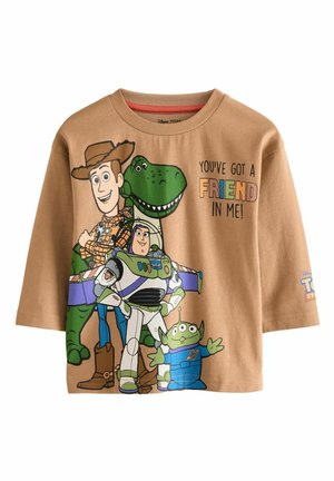 TOY STORY - REGULAR FIT - Pikkade varrukatega topp - tan brown