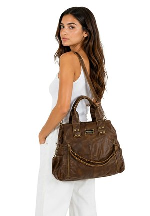 KESLEM, BOLSO KESLEM, MUJER - Bolso de mano - marrón