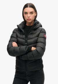 Superdry & Co HOODED FUJI - Veste d'hiver - black/noir - ZALANDO.FR