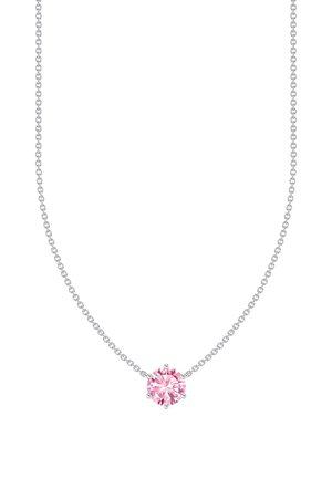MIT ZIRKONIA - Halskette - silberfarben/pink
