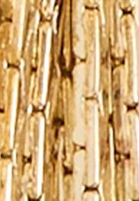 Gold decorative texture with elongated, vertical lines resembling bamboo. The surface has a polished finish with slight variations in brightness.