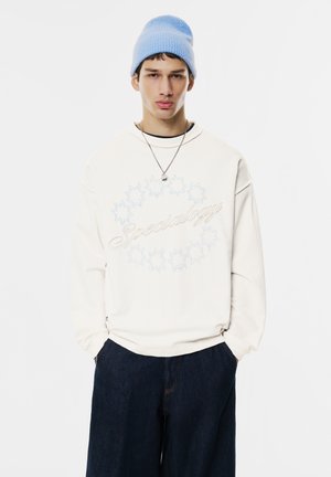 BOXY FIT - Sweatshirt - white
