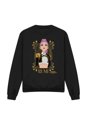 NETFLIX, KPOP DEMON HUNTERS RUMI GOLDEN FRAME - Sweatshirt - black