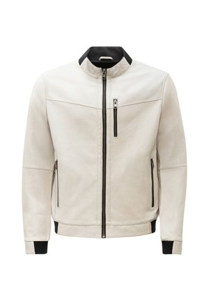 Ricano, DURANO - Veste en cuir - weiß