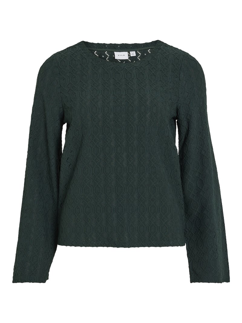 Vila Longsleeve donkergroen Vila Longsleeve donkergroen