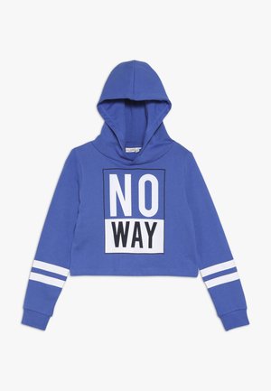 NKFVIALA CROPPED - Jersey con capucha - dazzling blue