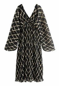 Next WIDE SLEEVE - Maksi garuma kleita - black white