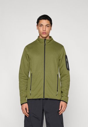 BREDSTEDT - Sudadera con cremallera - dark olive