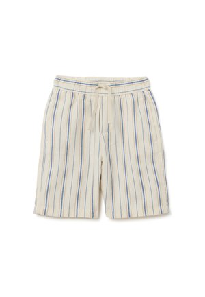 REGULAR FIT WITH ELASTICATED WAIST AND DRAWSTRING - Shorts - blue beige