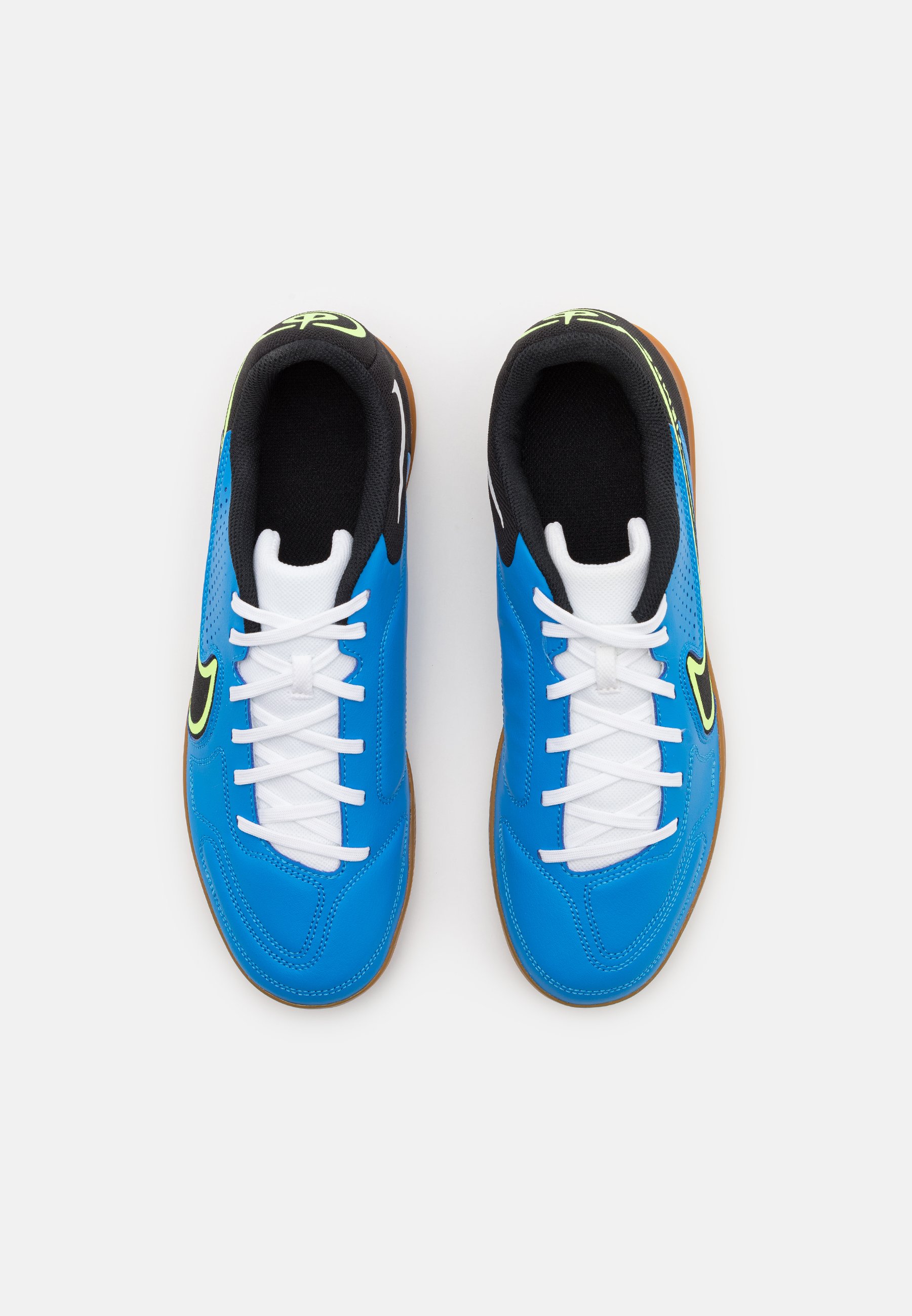 Nike Performance TIEMPO LEGEND 9 CLUB IC - Zaalvoetbalschoenen - light  photo blue/black/lime glow/Blauw - Zalando.nl