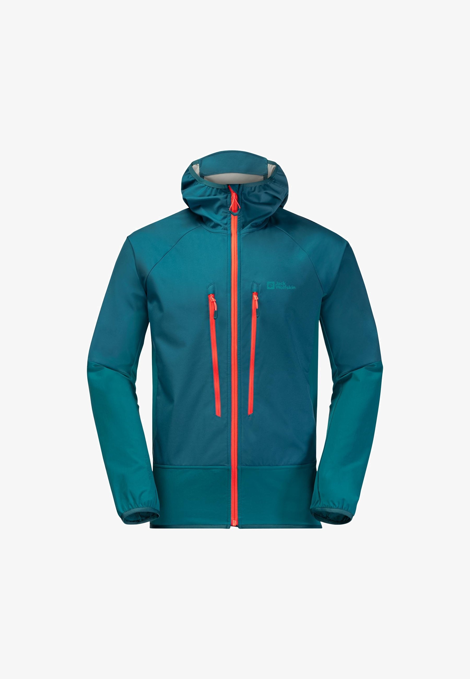 Jack Wolfskin ALPSPITZE Soft shell jacket blue coral/blue