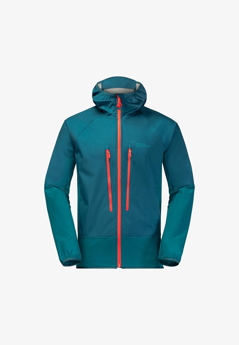 Jack Wolfskin ALPSPITZE - Softshell jakker - blue coral