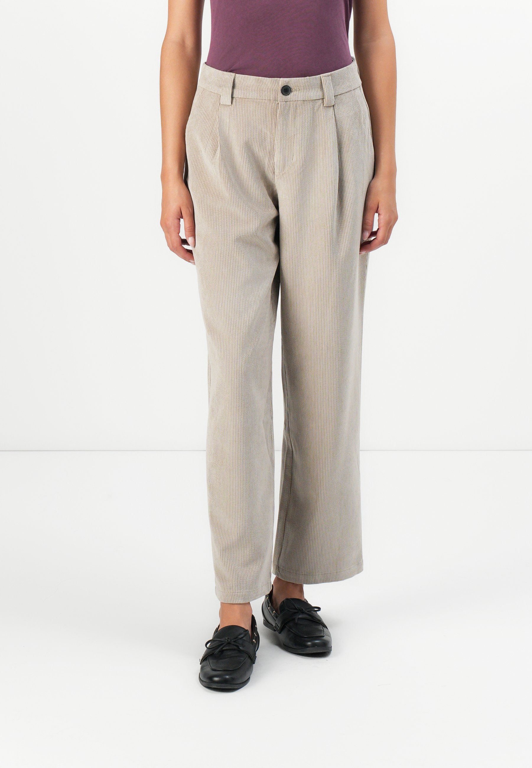ONLY ONLHANNA LIFE PANT Bukser weathered teak/beige