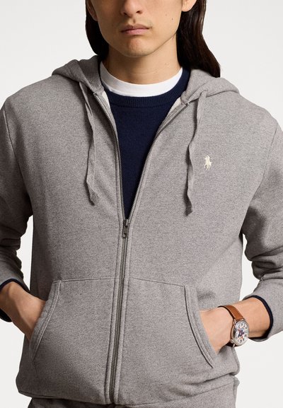 Polo Ralph Lauren LOOPBACK FLEECE FULL-ZIP HOODIE - Mikina so zipsom - dark vintage heather