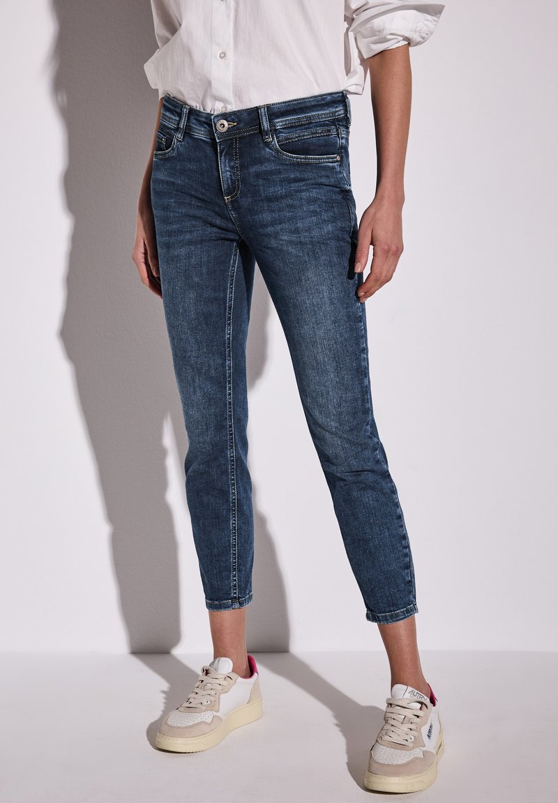 Street One 7/8 - Džíny Slim Fit - blau