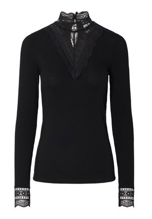 YAS, Long Sleeved YASELLINA HIGH NECK - Longsleeve - black