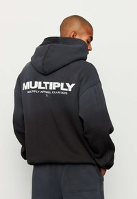 Multiply Apparel Sudadera con cremallera - black soda washed
