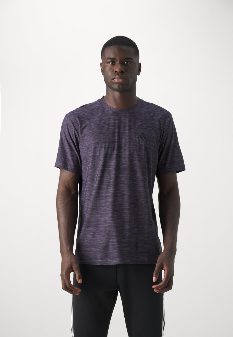 adidas Performance STRETCH - Sportska majica - shadow violet/black