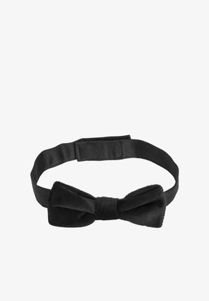 VELVET BOW TIE - Peteliškė - black