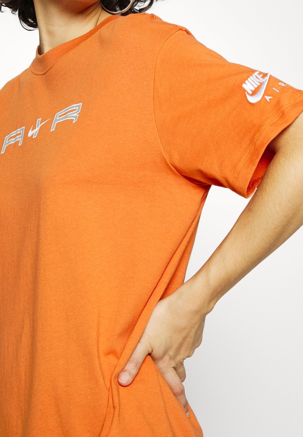 orange nike air shirt