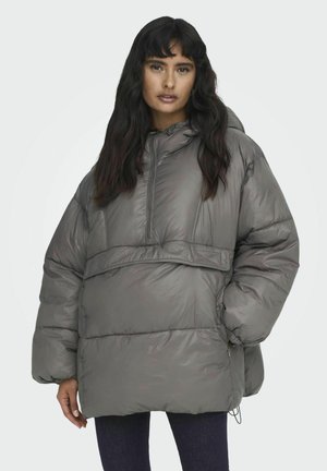 ONLY OVERSIZE - Zimný kabát - plum kitten