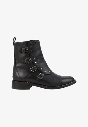 Jimmy Choo, Bottines de cowboy / motard - black