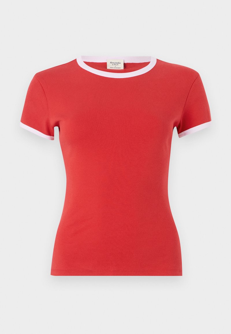 Abercrombie & Fitch T-shirt basic donkerrood