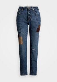 Lauren Ralph Lauren Petite PATCHWORK BOYFRIEND ANKLE JEAN - Džinsi ar taisnām starām - harvest wash