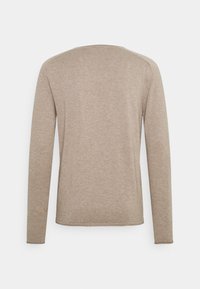 KnowledgeCotton Apparel Stickad tröja - beige