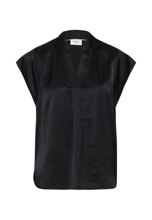 Saint Tropez, PANANSZ CAP SLEEVE BLOUSE - Blouse - black