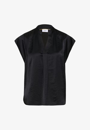 Saint Tropez, PANANSZ CAP SLEEVE BLOUSE - Blouse - black