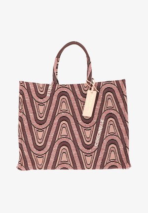 Coccinelle NEVER WITOUT J WAVES - Cabas - mul camel carru