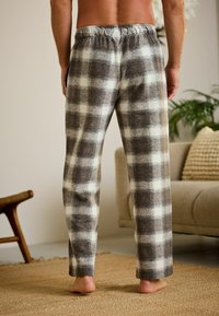 Next REGULAR FIT COSY BRUSHED CHECK  - Bas de pyjama - grey stone check