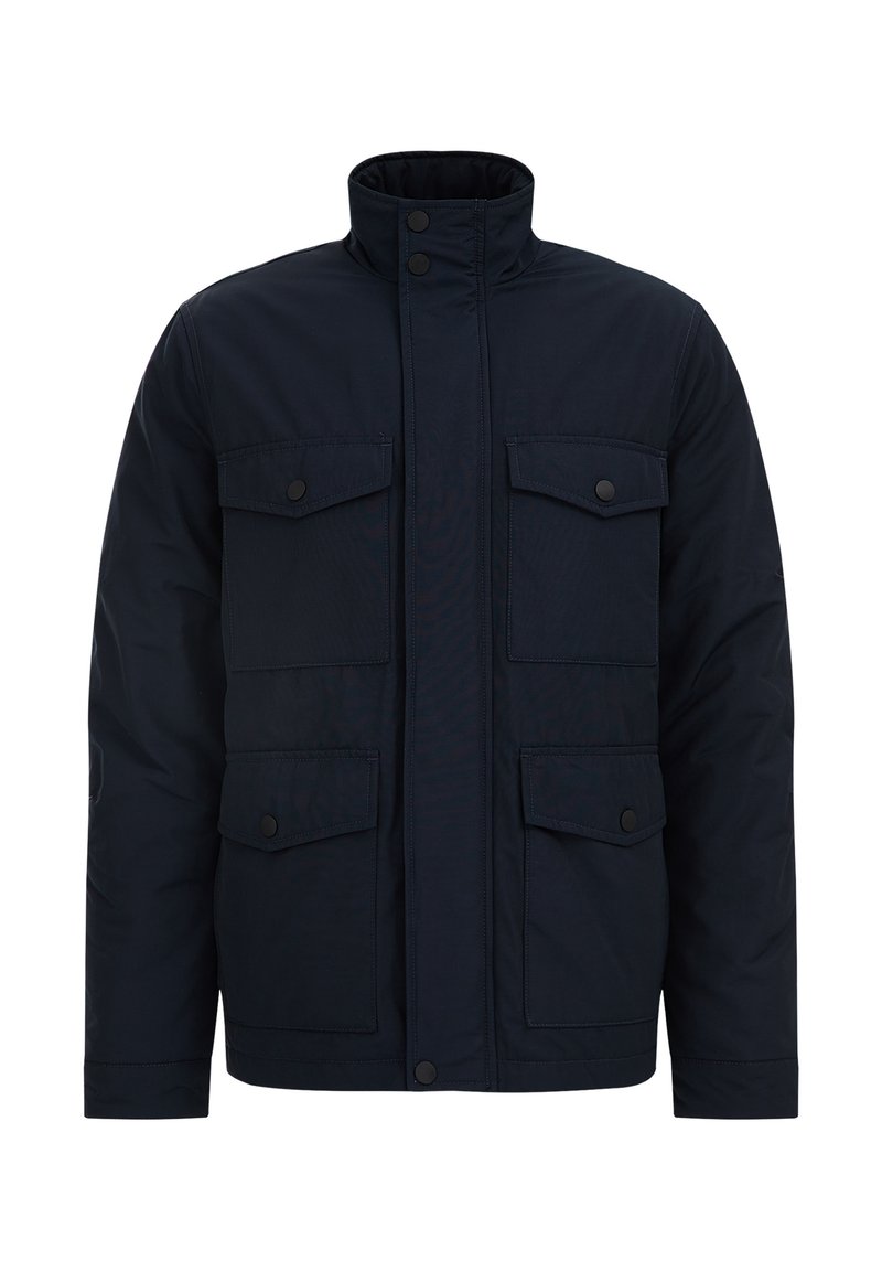 WE Fashion Jas blauw gemêleerd