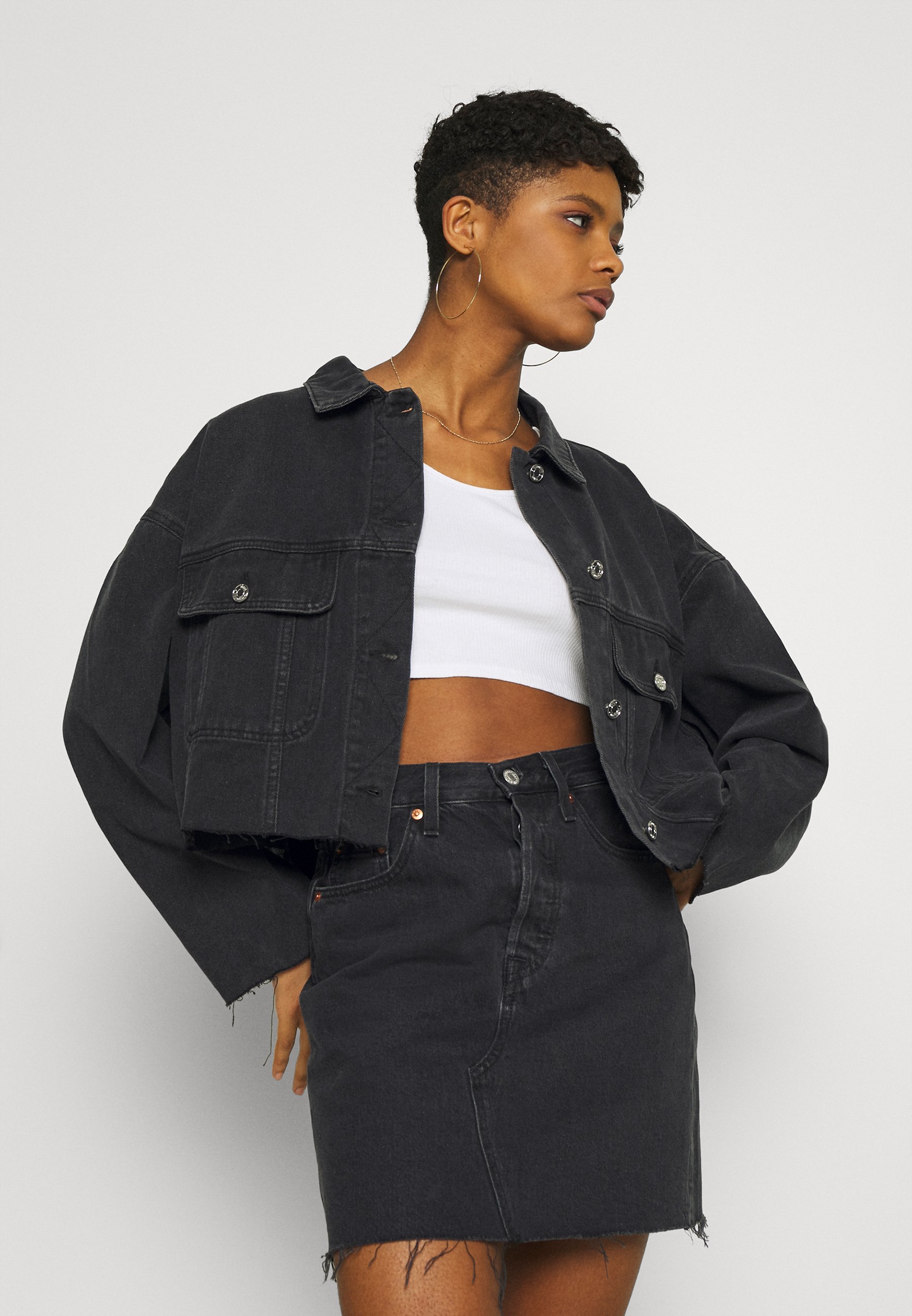 Missguided PLEAT BACK OVERSIZED 80S 