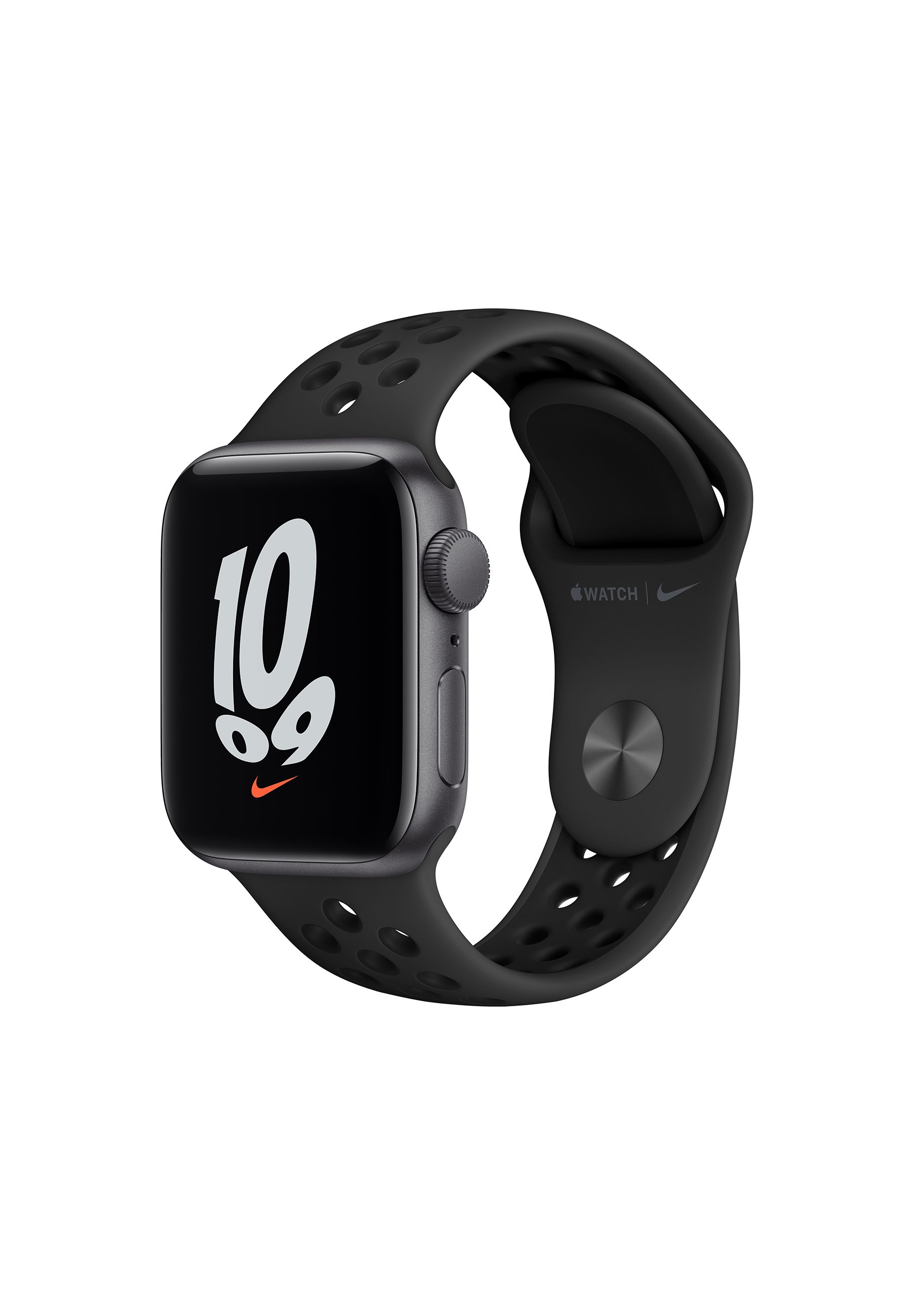 Apple APPLE WATCH NIKE SERIES 7 41MM (GPS) - Smartwatch - midnight  aluminium case with anthracite/black nike sport band/nero - Zalando.it