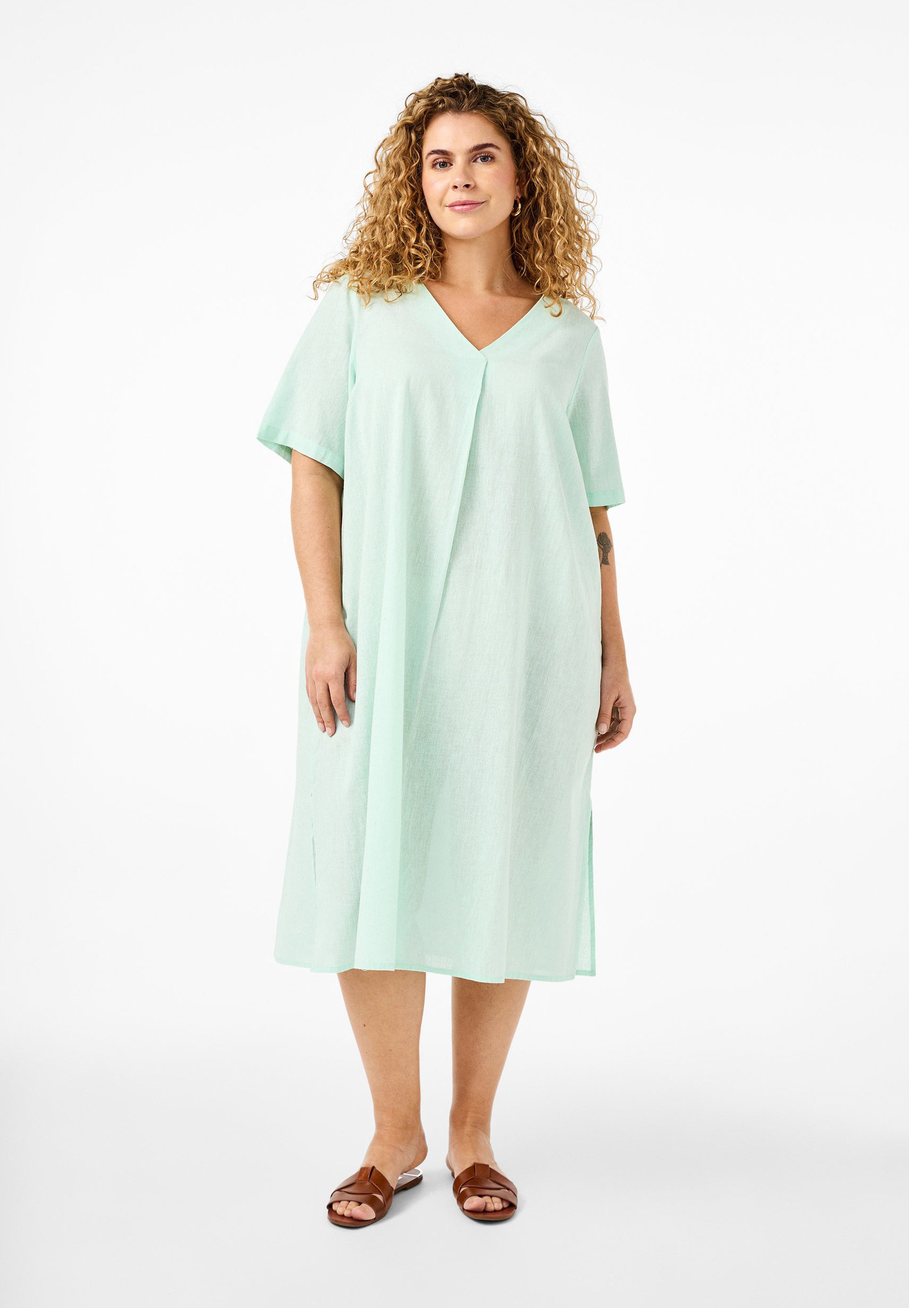 Zizzi Day dress - brook green/mint - Zalando.ie