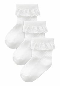 Next - 3 PACK  - Chaussettes - white Image miniature 1