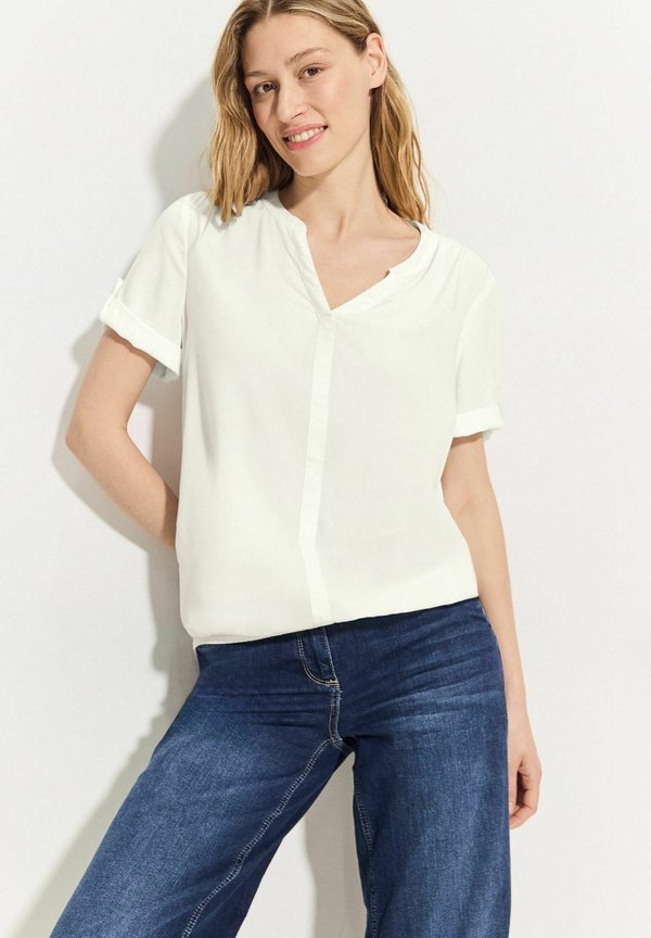 VISKOSE BLUSE - Bluse - weiß