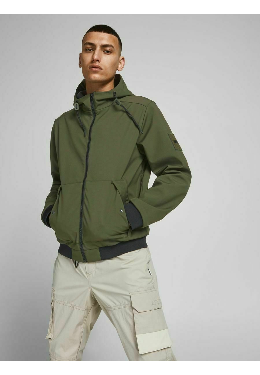 Sudaderas Hombre | Sudadera Cremallera Tejido Entrelazado Sudadera Con  Capucha Lightgreymelange | Jack Jones • Yoga Granada