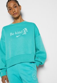 Nike Sportswear TREND CREW OVERSIZED - Camisola - washed teal