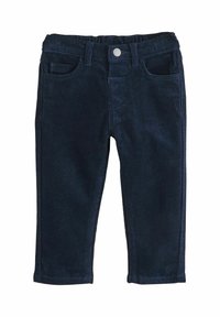 Námořnické manšestrové kalhoty mají žebrovanou texturu, design s pěti kapsami a elastický pas pro pohodlí.