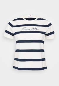 SCRIPT - Printtipaita - ivory/dark night