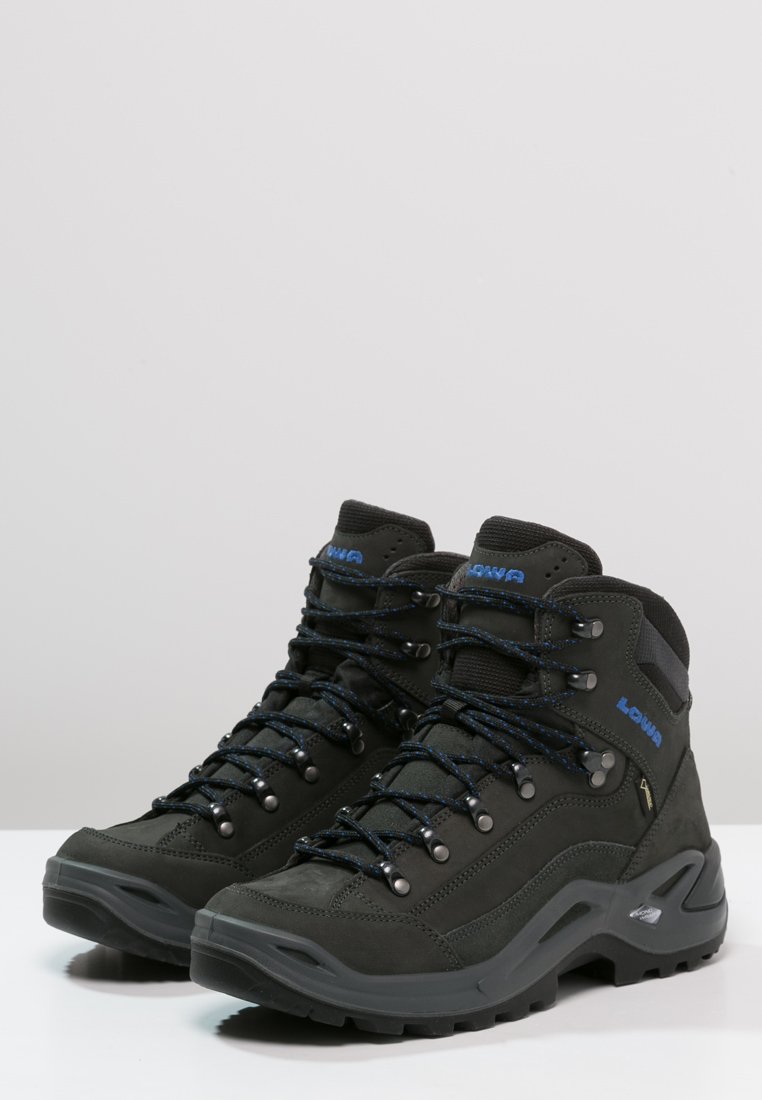 Lowa RENEGADE GTX MID Fjellsko anthrazitblau Zalando.no Lowa PINTO MID Fjellsko espresso Zalando.no